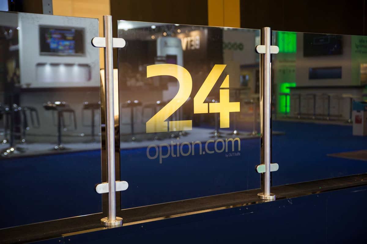 Number 24 on a cristal wall, iGaming 2014, Mode Media