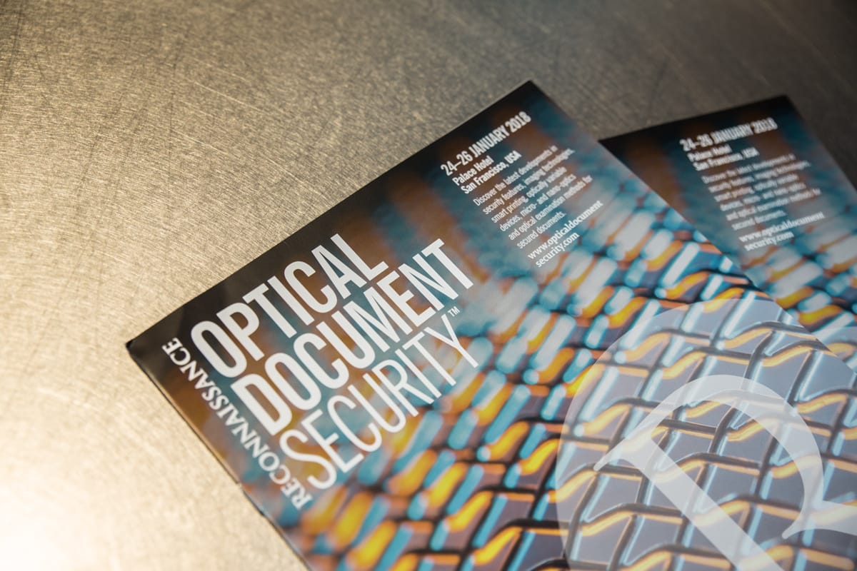 optical document security - booklet