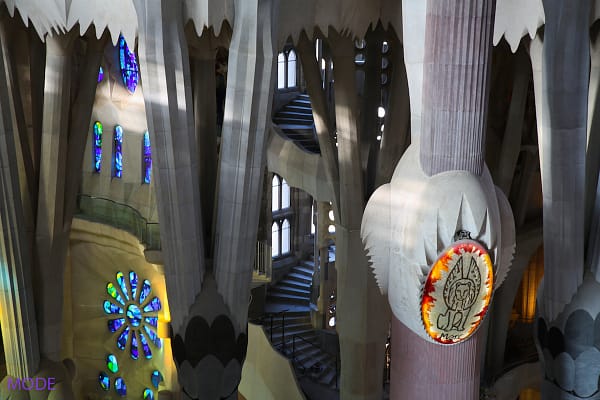 Interior de Sagrada Familia, Fotografias Publicitarias Barcelona