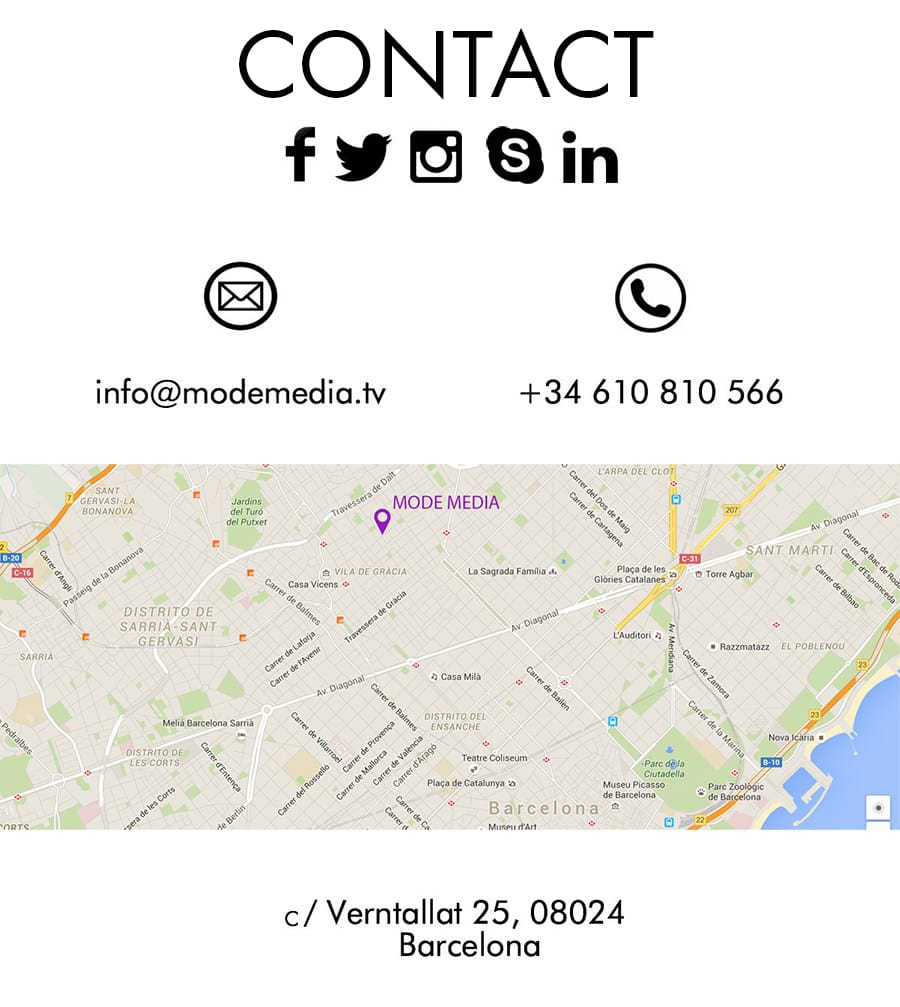 Mode Media contact information, Audiovisual Services Company
